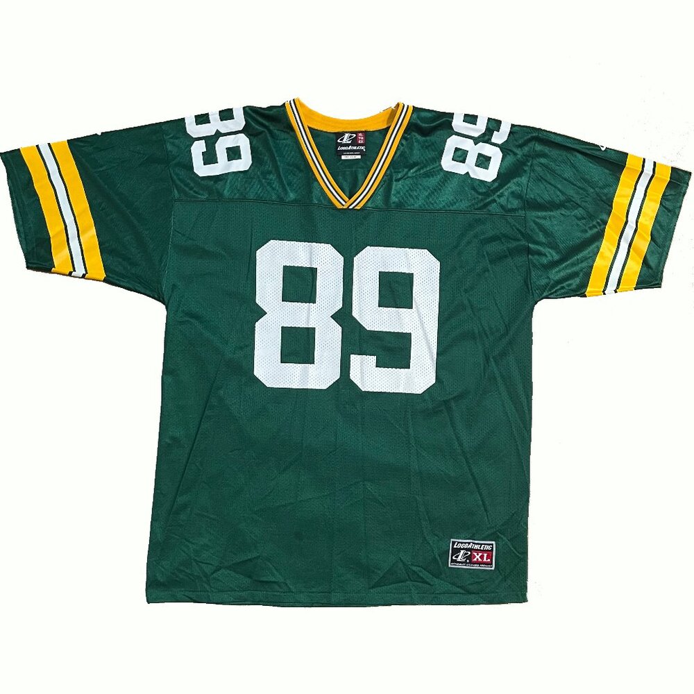 Vintage Logo Athletic Mark Chmura Green Bay Packers NFL Jersey #89 Size XL
